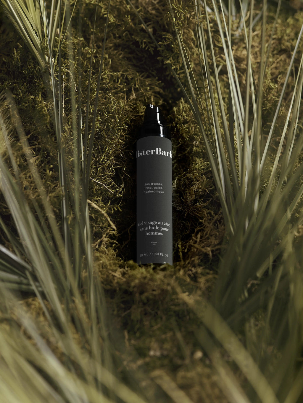 Gel visage au zinc sans huile pour hommes