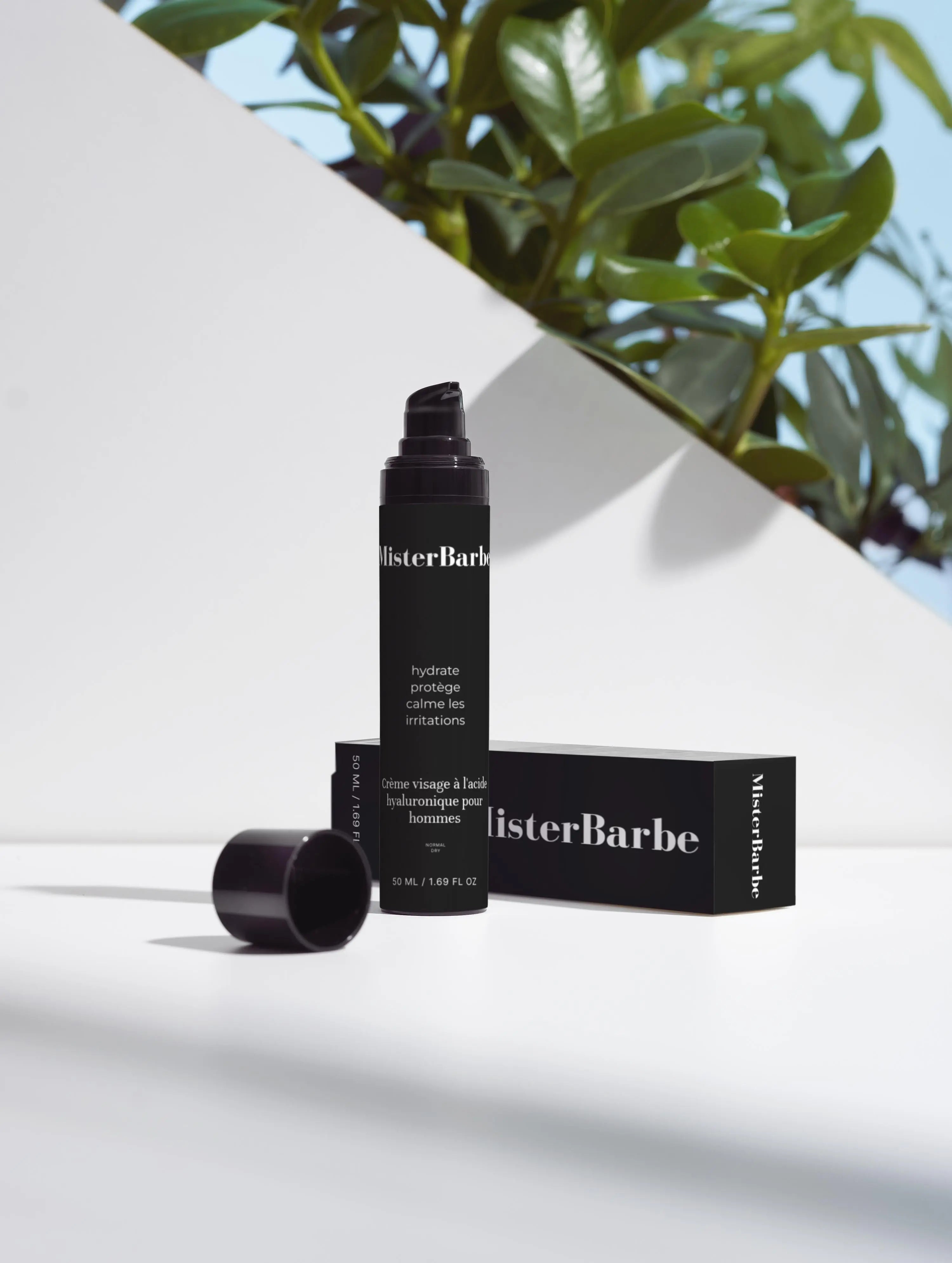 Crème visage à l'acide hyaluronique pour hommes